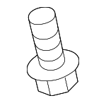 9008011129 - Body: Hood Bolt for Toyota: 4Runner, Corolla, Corolla Cross, FJ Cruiser, GR Corolla, Grand Highlander, Highlander, Prius, Prius AWD-e, Prius Prime, RAV4, RAV4 Prime, Venza Image