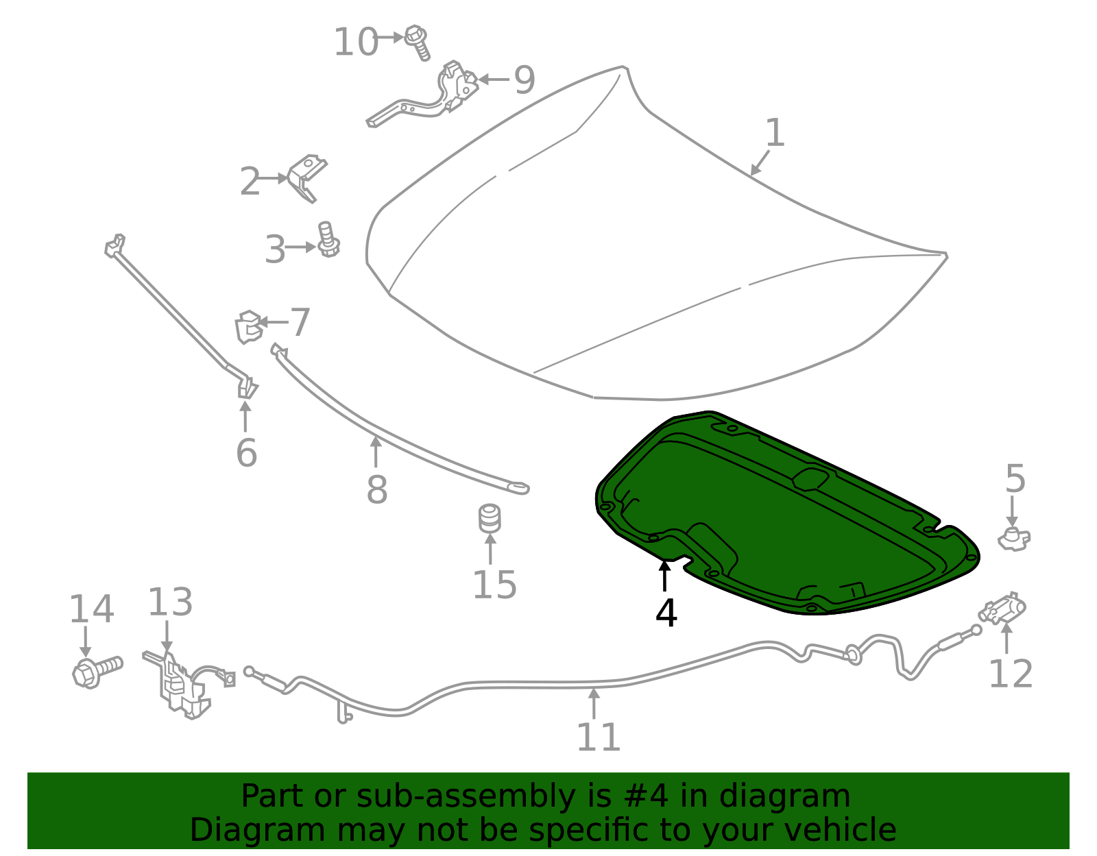 ｖ（＾＿＾ｖ）♪ Toyota OEM Hood Insulation Pad 53341-12340 | Toyota OEM Parts Giant