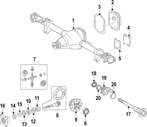 Propeller Shaft for 2004 Dodge Sprinter 3500 #1