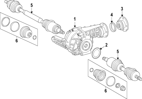 Differential for 2007 Mercedes-Benz R 63 AMG&reg; #0