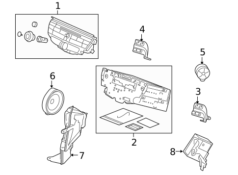 Sound System for 2015 Honda Crosstour #1