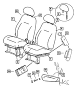 TZ921FLAA - Interior Trim: Front Seat Back Panel for Mopar Image
