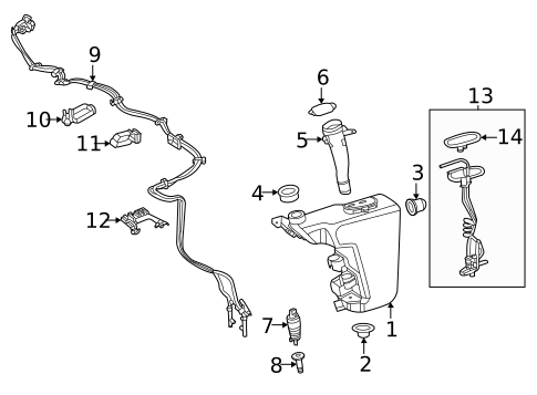 Washer Components for 2025 Mercedes-Benz S 63 AMG&reg; E Performance #0