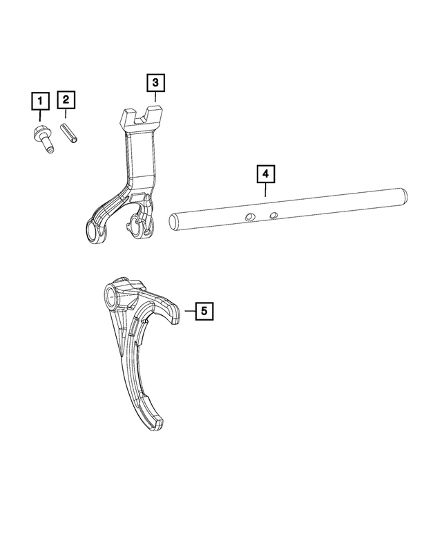 5191613AA - Transmission: Gearshift Control Bolt for Mopar Image
