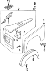 AWR2214 - : Grille for Land-Rover Image