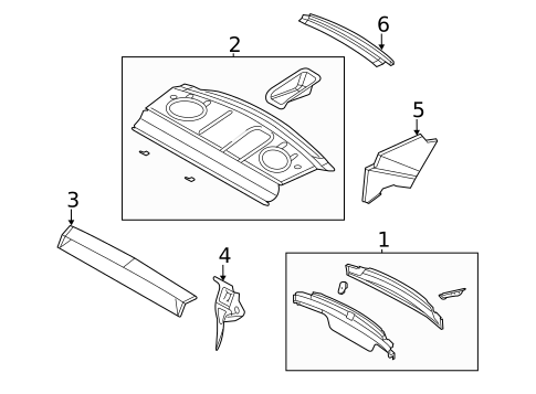 Rear Body for 2012 Chrysler 200 #0