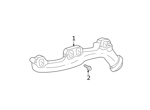 Exhaust Manifold for 2004 Dodge Ram 3500 #0