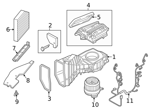 Blower Motor & Fan for 2012 Audi A6 #0