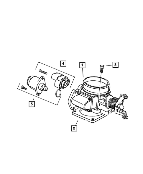Throttle Body for 2002 Jeep Liberty #0
