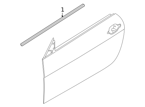 Exterior Trim - Door for 2009 BMW M6 #0
