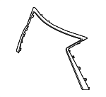 5312148130 - Body: Upper Molding for Lexus: RX350, RX350L, RX450h, RX450hL Image