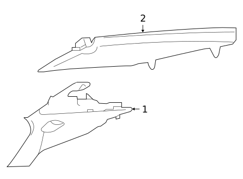 Interior Trim - Quarter Panels for 2010 Jaguar XF #0