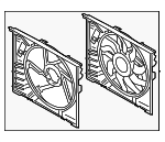 17428666816 - Cooling System: Fan Assembly for BMW: 230i, 230i xDrive, 330i, 330i xDrive, 430i, 430i Gran Coupe, 430i xDrive, 430i xDrive Gran Coupe Image