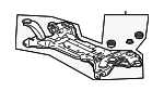 4000A073 - Suspension: Suspension Cross-member for Mitsubishi Image