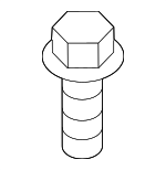 N10785701 - Electrical: Battery Tray Bolt for Volkswagen: Arteon, e-Golf, Golf, Golf Alltrack, Golf R, Golf SportWagen, GTI, ID. Buzz, Jetta, Taos Image
