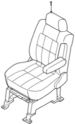 LB855720XB52 - Body: Seat Assembly for Mazda: MPV Image