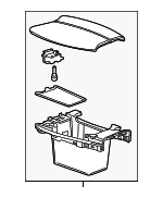 23341013 - Body: Compartment Box for Buick: Envision Image