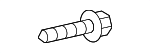 9008015077 - Body: Mount Bracket Screw for Lexus: ES250, ES300, ES300h, ES330, ES350, GS F, GS200t, GS300, GS350, GS430, GS450h, GS460, GX470, GX550, IS F, IS200t, IS250, IS300, IS350, IS500, LC500, LC500h, LS430, LS460, LS500, LS500h, LS600h, LX570, LX600, LX700h, NX250, NX350, NX350h, NX450h+, RC F, RC200t, RC300, RC350, RX300, RX330, RX350, RX350h, RX350L, RX400h, RX450h, RX450h+, RX450hL, RX500h, RZ300e, RZ450e, TX350, TX500h, TX550h+ Image