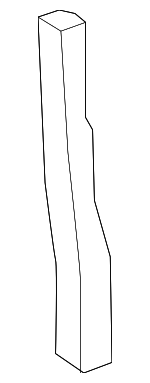 5258230050 - Body: Bumper Cover Protector for Lexus: GS F, GS Turbo, GS200t, GS300, GS350, GS450h Image