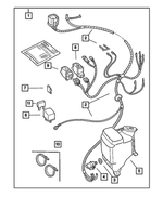 82208907AB - Mopar Accessories - Component Parts: Enclosure Wiring Package for Mopar Image