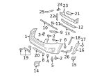 5328642928 - Body: Tow Bracket Cover for Toyota Image