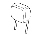 9Y0885901BOT5 - Body: Headrest for Porsche Image image