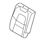 9Y0885805AL21U - Body: Seat Back Cover for Porsche Image image