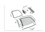 1666700649 - Window System: Side Window, Folding for Mercedes-Benz Image