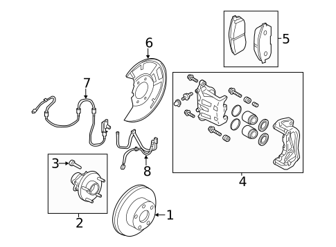 Front Brakes for 2012 INFINITI M56 #2