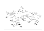 1666800140 - Trim: Front Floor Covering for Mercedes-Benz Image