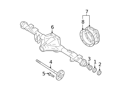 Bearings for 2008 Chevrolet Suburban 1500 #0