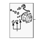 38810RMEA02 - HVAC: Compressor for Honda: Fit Image