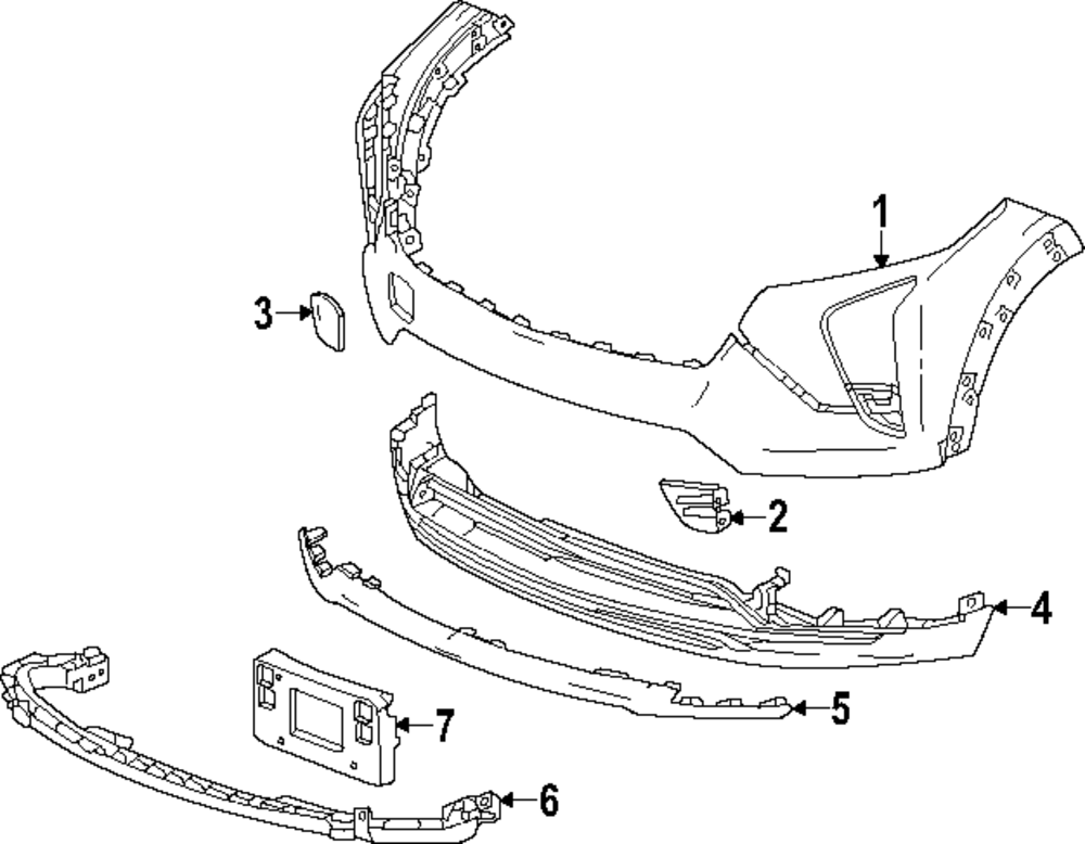 2024-2025 Chevrolet Trax Plate 42769290 | Chevy Parts Pros