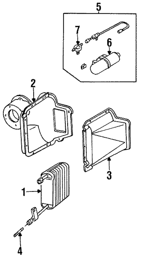 Evaporator Components for 1995 Mazda B3000 #0