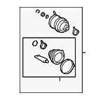 88972759 - Suspension: Boot Kit for Pontiac: Vibe Image