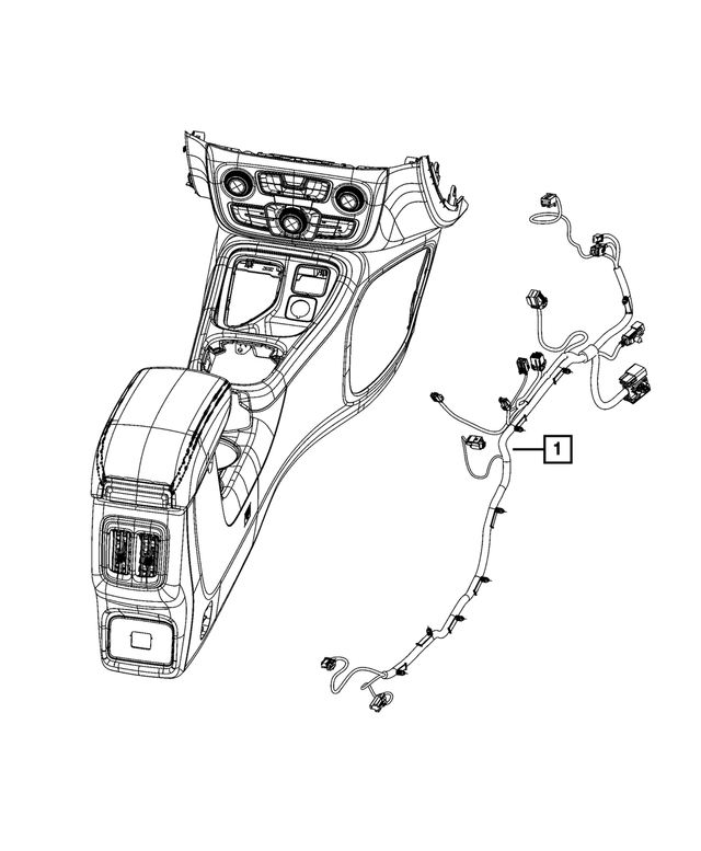 68651193AA - Electrical: Jumper Wiring for Mopar Image