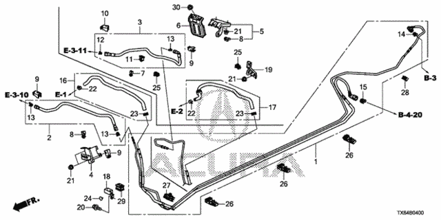 Fuel Pipe (KA/KC) (1) for 2014 Acura ILX #0