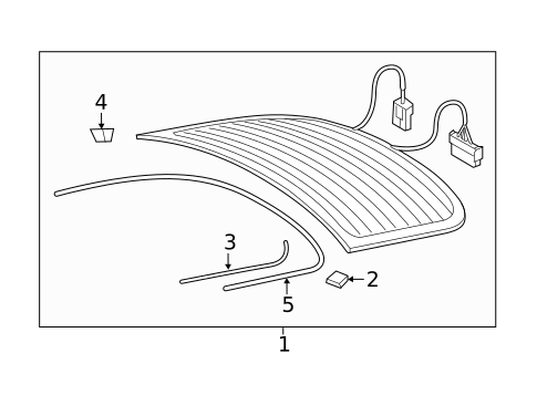 Glass - Lift Gate for 2017 Audi RS7 #0