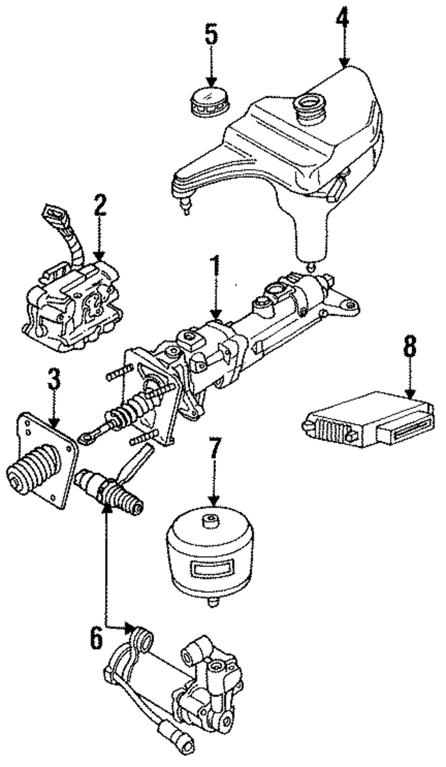 E9SZ2C257A - Electrical: Actuator Assembly for Ford: Thunderbird | Mercury: Cougar Image