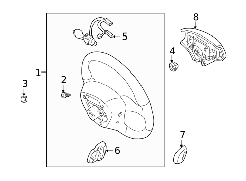 Steering Wheel & Trim for 2007 Lexus SC430 #0
