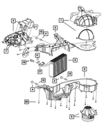 68037340AA - Air Conditioners and Heaters: A/c And Heater Housing for Mopar Image image