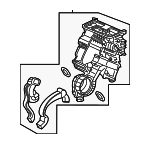 79106TYAA52 - HVAC: AC &amp; Heater Case for Honda Image image