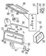 4874995AD - Body Sheet Metal Except Doors: Windshield for Mopar Image
