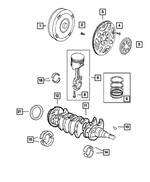 R5093888AE - Engine 2.4L Four Cylinder (Turbo): Torque Converter Package for Chrysler: PT Cruiser Image
