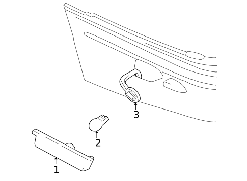 Side Marker Lamps for 2004 Buick Park Avenue #0