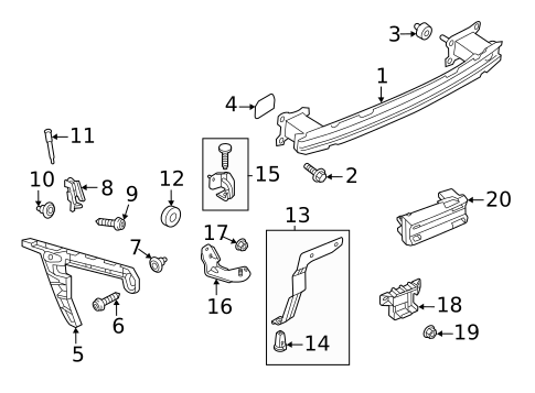 Bumper & Components - Rear for 2023 Audi A5 Quattro #1