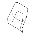 39967894 - Body: Seat Back Cover for Volvo: S80 Image