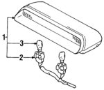 30013168 - Electrical: High Mount Lamp for Chevrolet: Metro Image