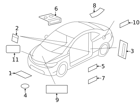 Labels for 2013 Honda Civic #1