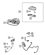 68175028AB - Electrical: Jumper Wiring, Right Rear for Mopar Image